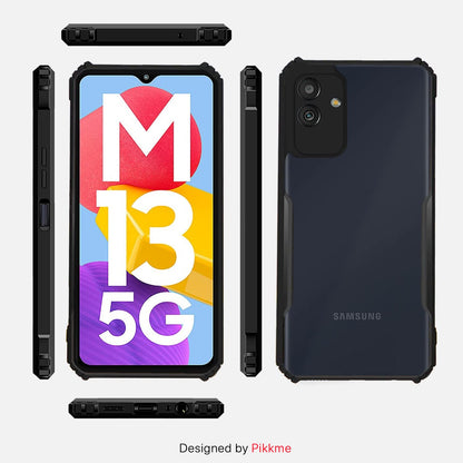 Samsung M13 5G Hybrid phone cover in black by Pikkme – photo 2