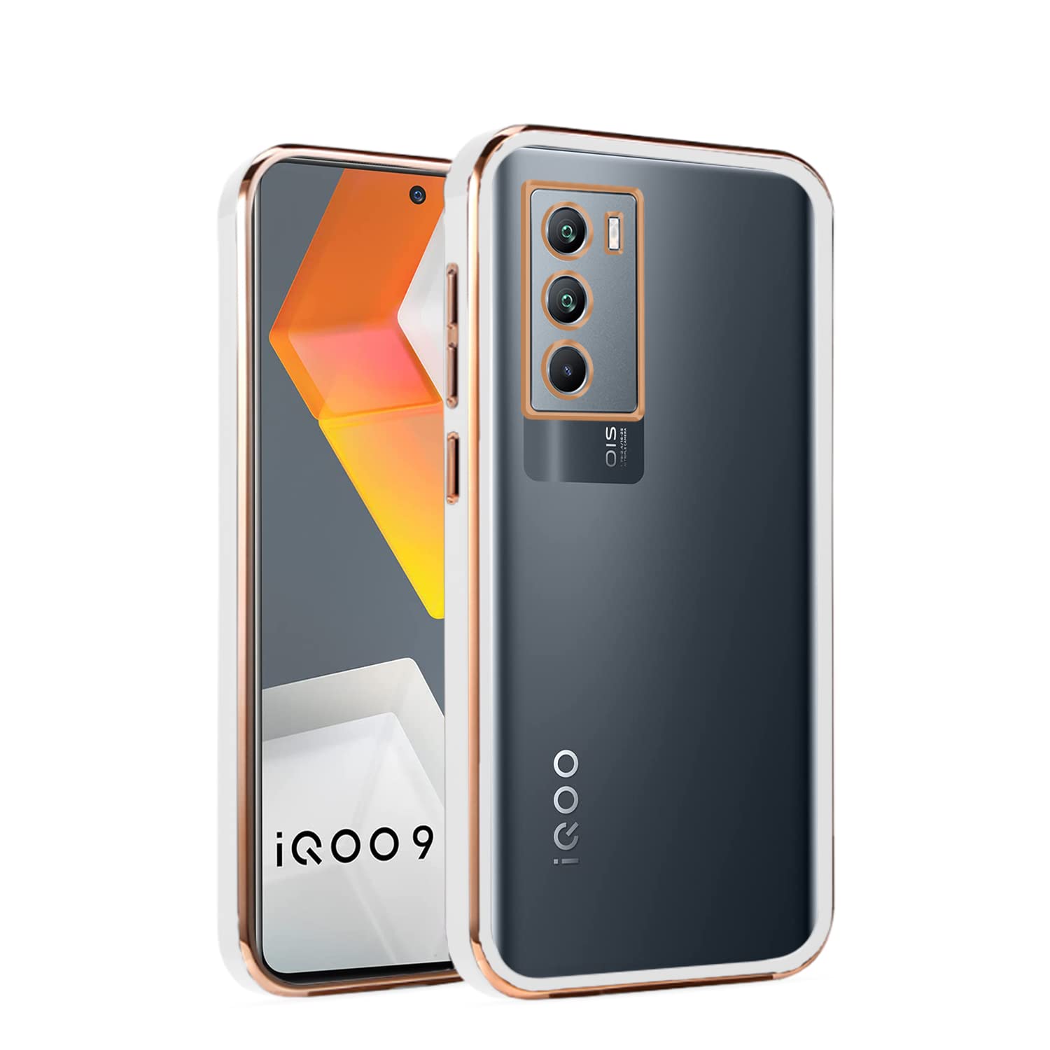 White mobile back cover for iQOO 9 SE 5G – Pikkme