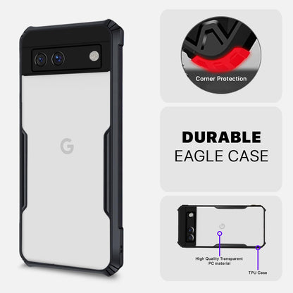 Pikkme Pixel 7A Eagle Back Cover (Black)