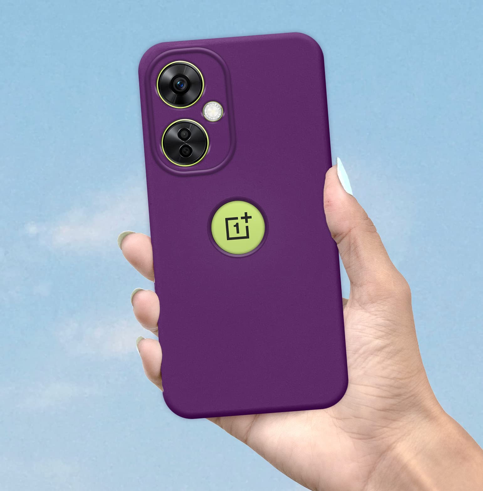 Pikkme OnePlus Nord CE 3 Lite 5G Soft Silicone violet mobile back cover – photo 7