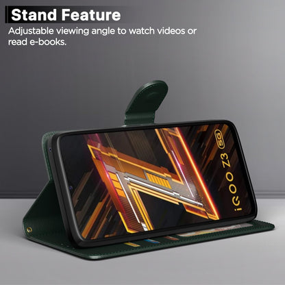 Pikkme iQOO Z3 5G green wallet flip cover – photo 3