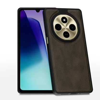 Pikkme brown back cover for Redmi A4/14C/Poco C75 5G