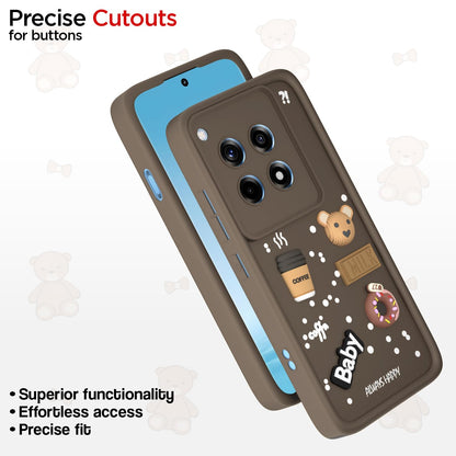 Pikkme brown Silicone mobile back cover for OnePlus 12R 5G – photo 6