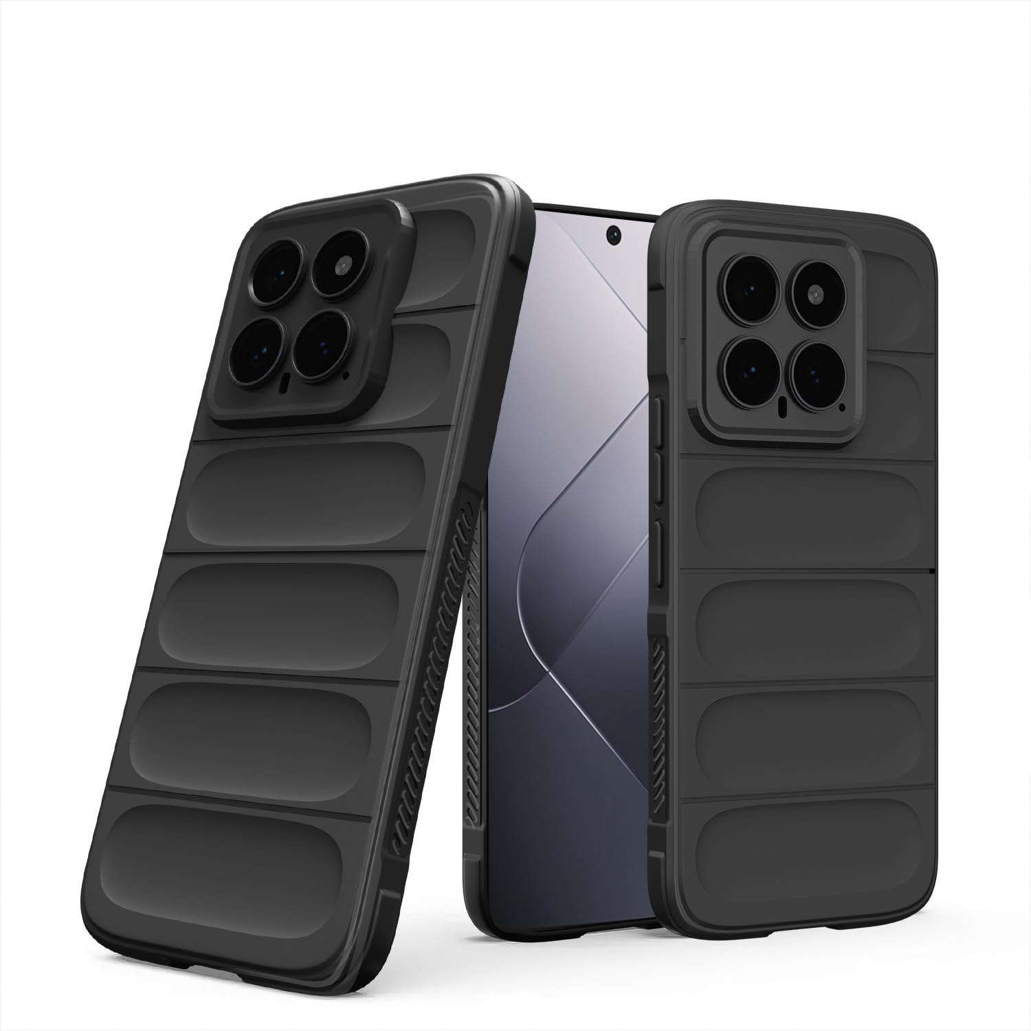 Xiaomi 14 5G mobile cover in black by Pikkme