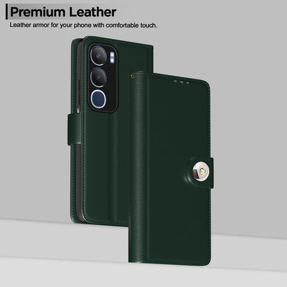 Vivo Y19s wallet flip cover in green by Pikkme – photo 2
