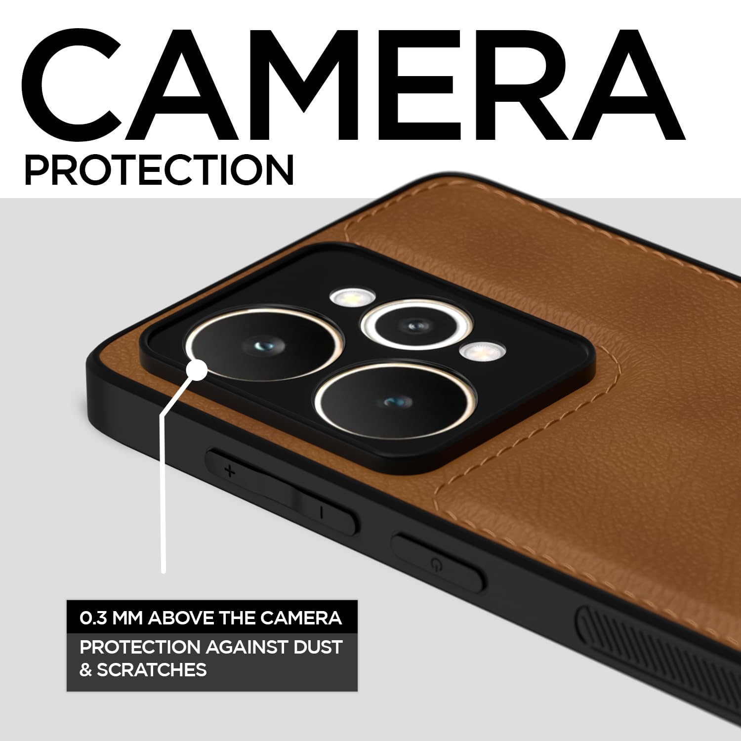 Brown mobile back cover for Realme 15 5G – Pikkme – photo 3