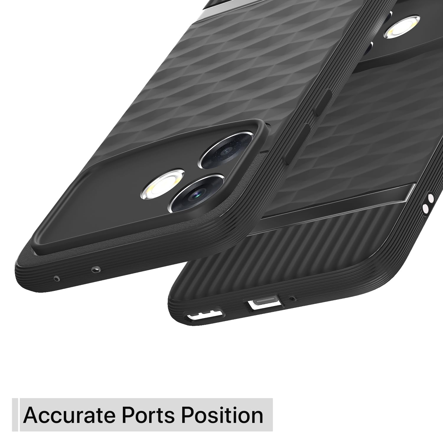 Oppo F33 Pro 5G Silicone mobile back cover in black by Pikkme – photo 4