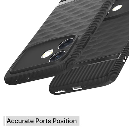 Oppo F33 Pro 5G Silicone mobile back cover in black by Pikkme – photo 4