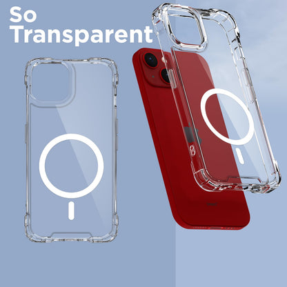 Pikkme transparent mag-safe MagSafe mobile back cover for iPhone 14 – photo 2