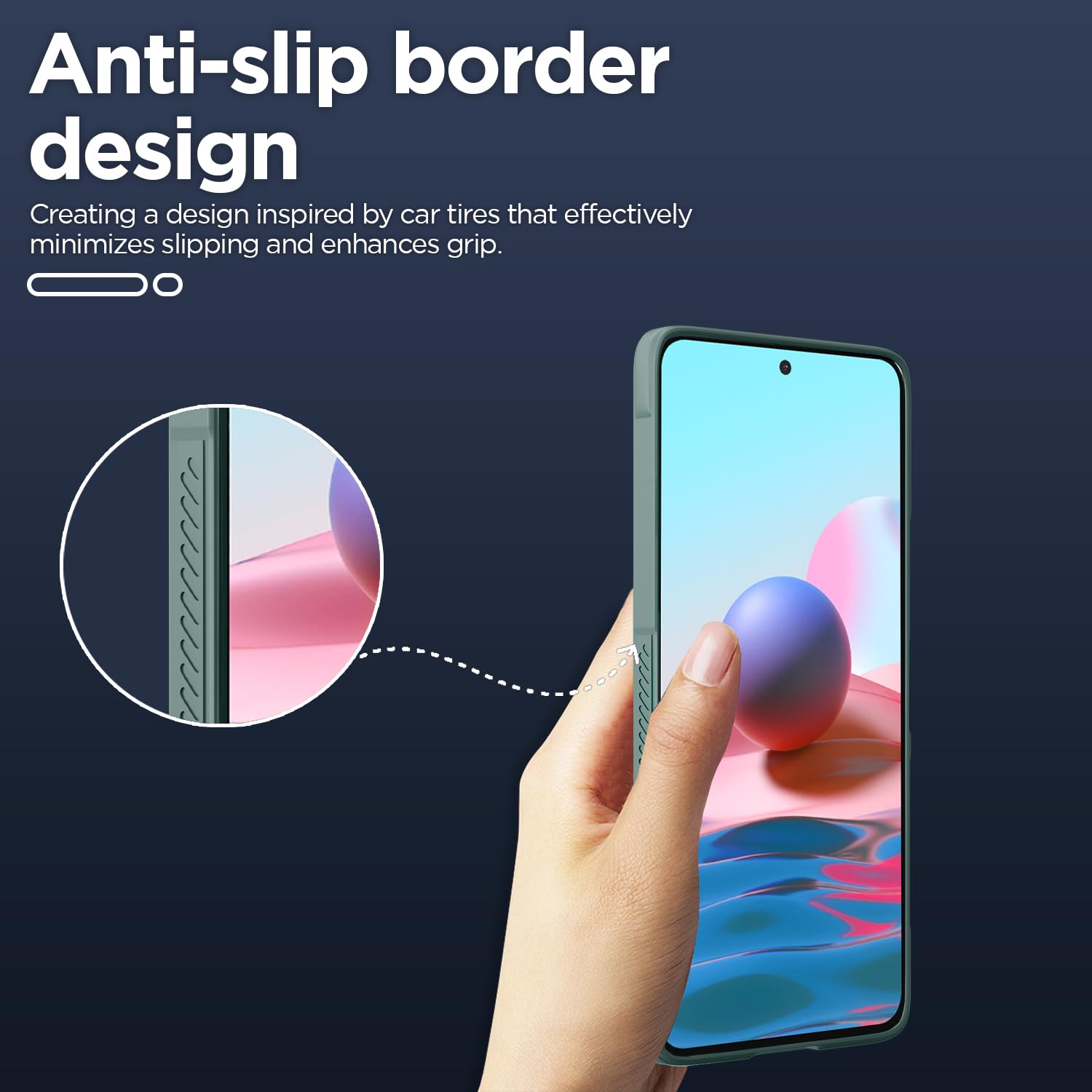 Redmi Note 10 4G/Note 10S mobile back cover in green by Pikkme – photo 4