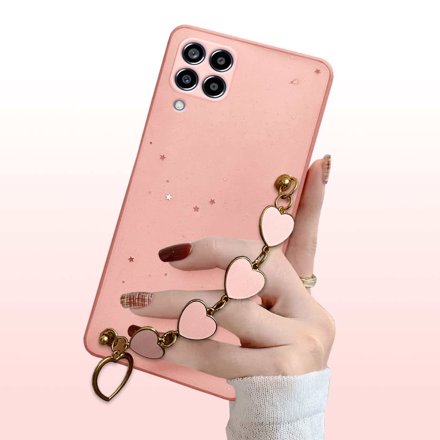 Pikkme Samsung M53 5G Chain pink mobile cover – photo 3