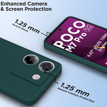 Green back cover for Poco M7 Pro 5G – Pikkme – photo 2