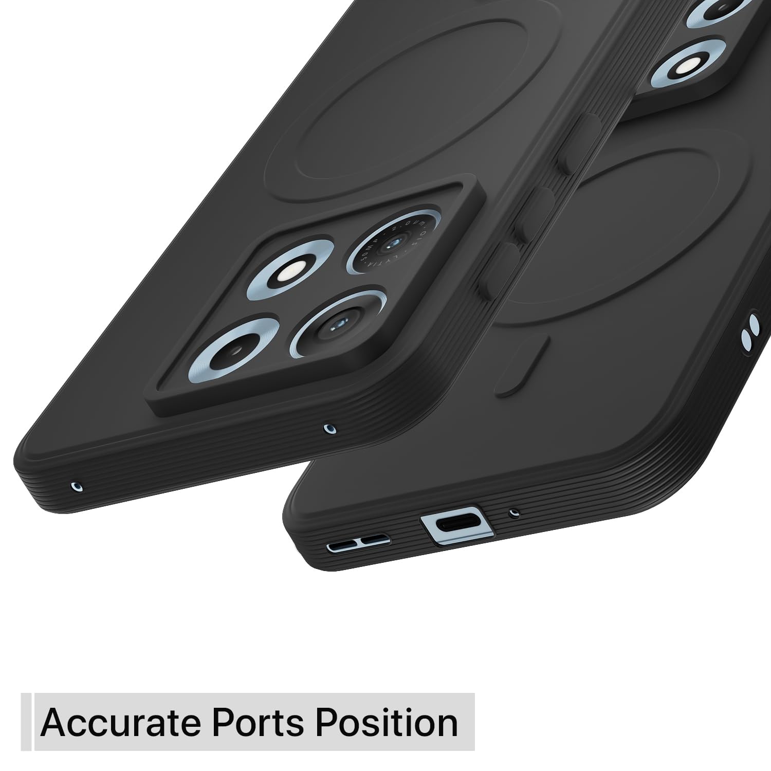 Pikkme black MagSafe phone cover for Moto Edge 70 Max 5G – photo 4