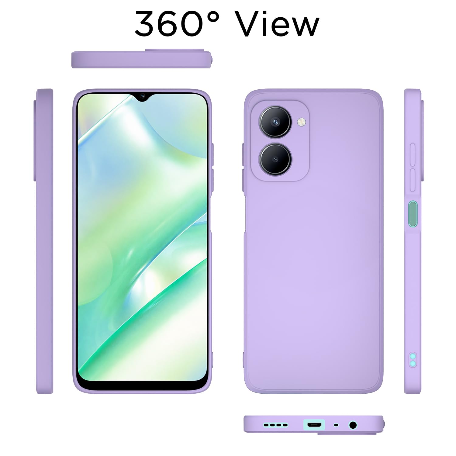 Pikkme Realme C33 purple back cover – photo 4