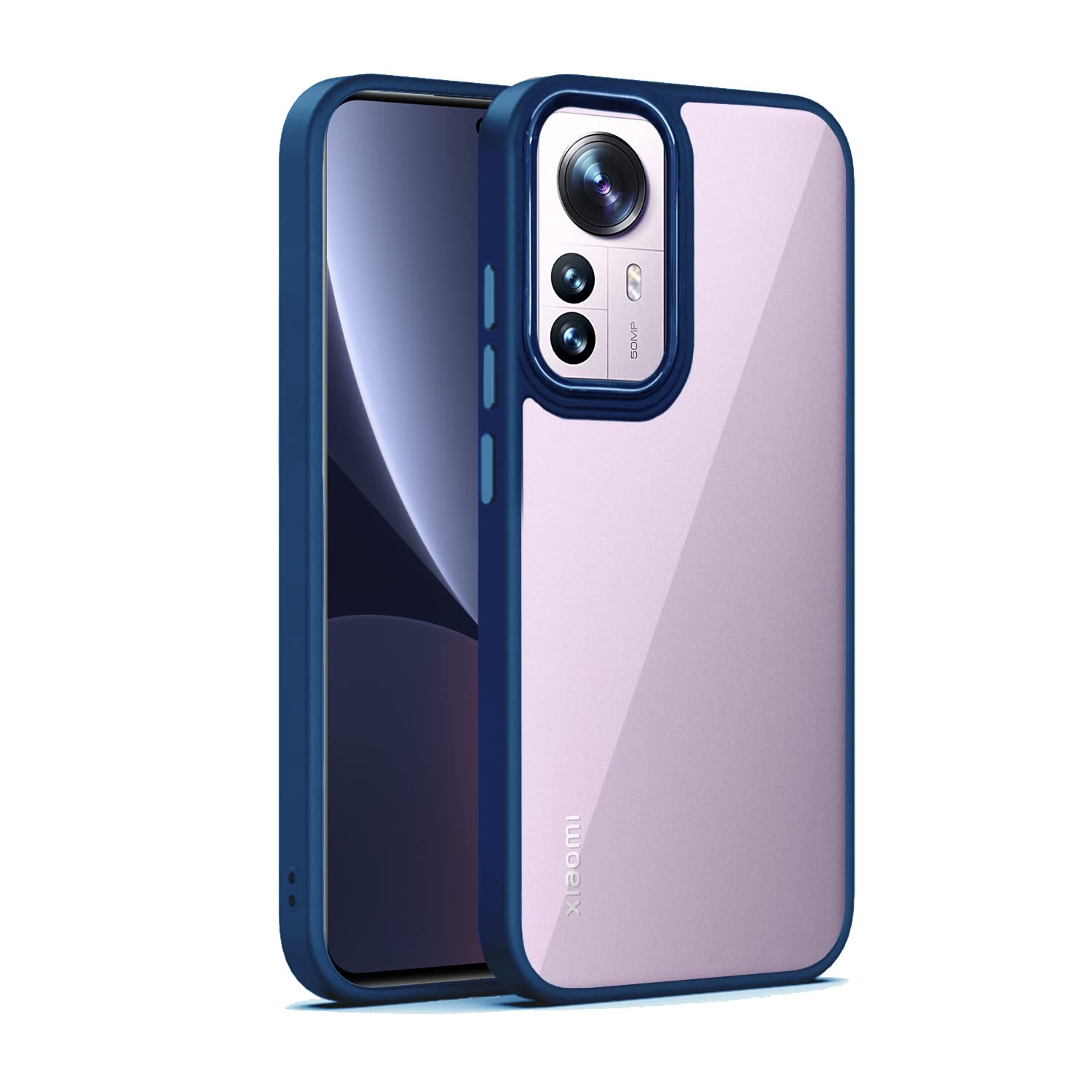 Pikkme blue Chrome back cover for Mi Xiaomi 12 Pro