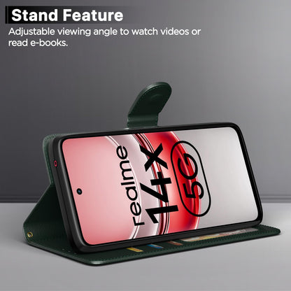 Realme Narzo 80x/P3x/14X 5G flip cover in green by Pikkme – photo 3