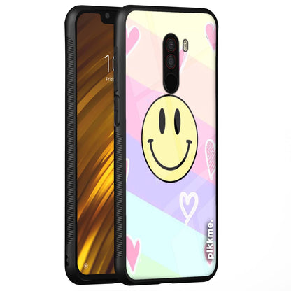 Pikkme Hybrid mobile back cover for Poco F1