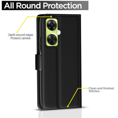 Pikkme OnePlus Nord CE 3 Lite 5G Wallet black flip case – photo 5