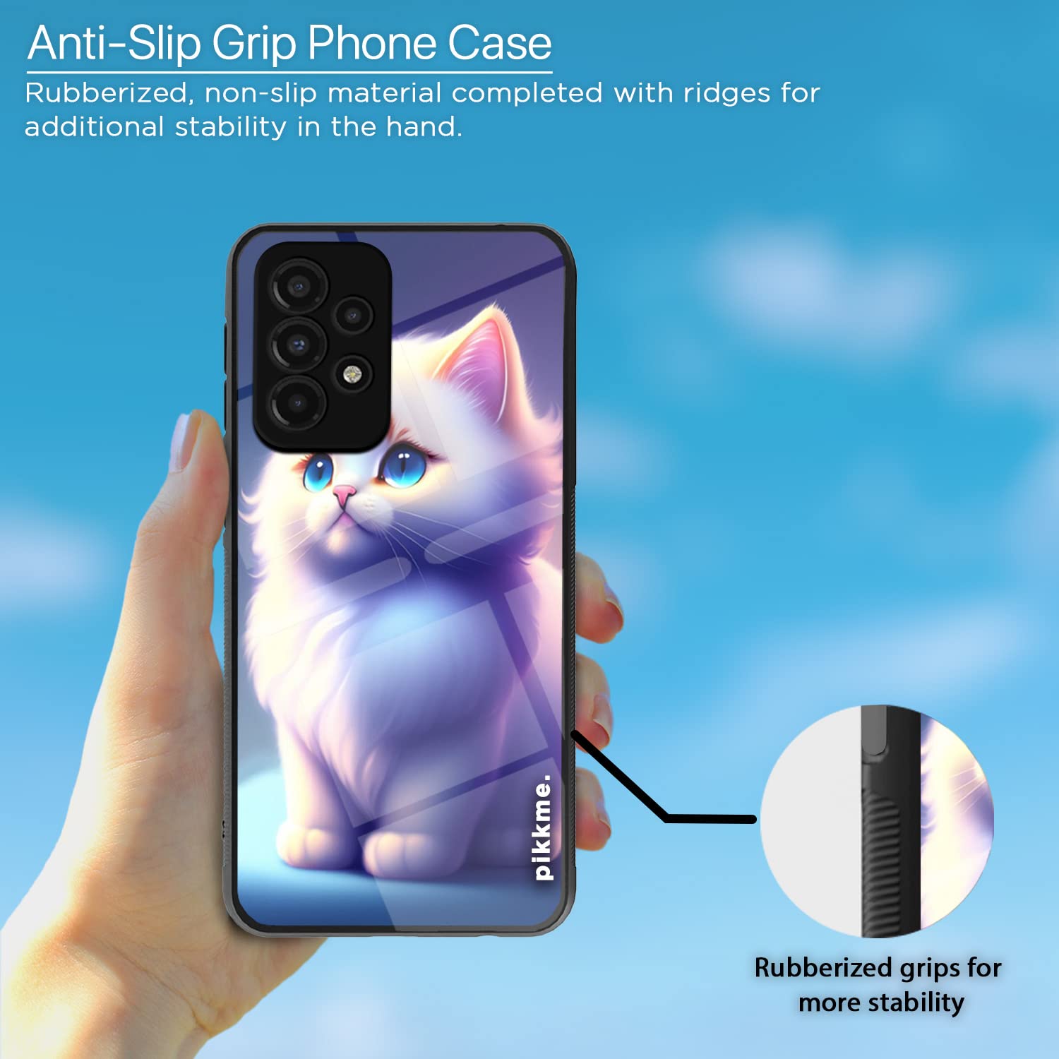 Samsung A13 4G Cat mobile back cover by Pikkme – photo 5