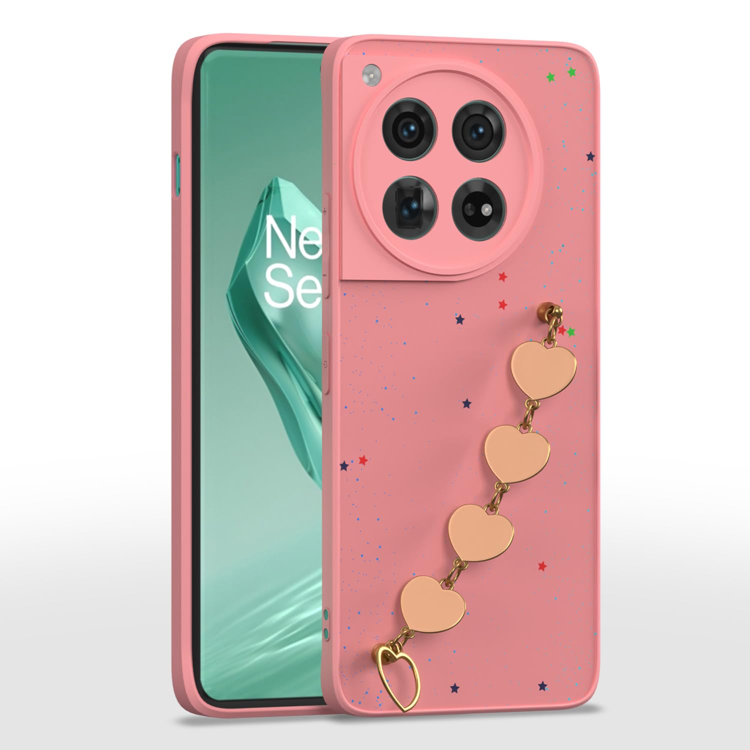 Pink Chain mobile cover for OnePlus 12 5G – Pikkme