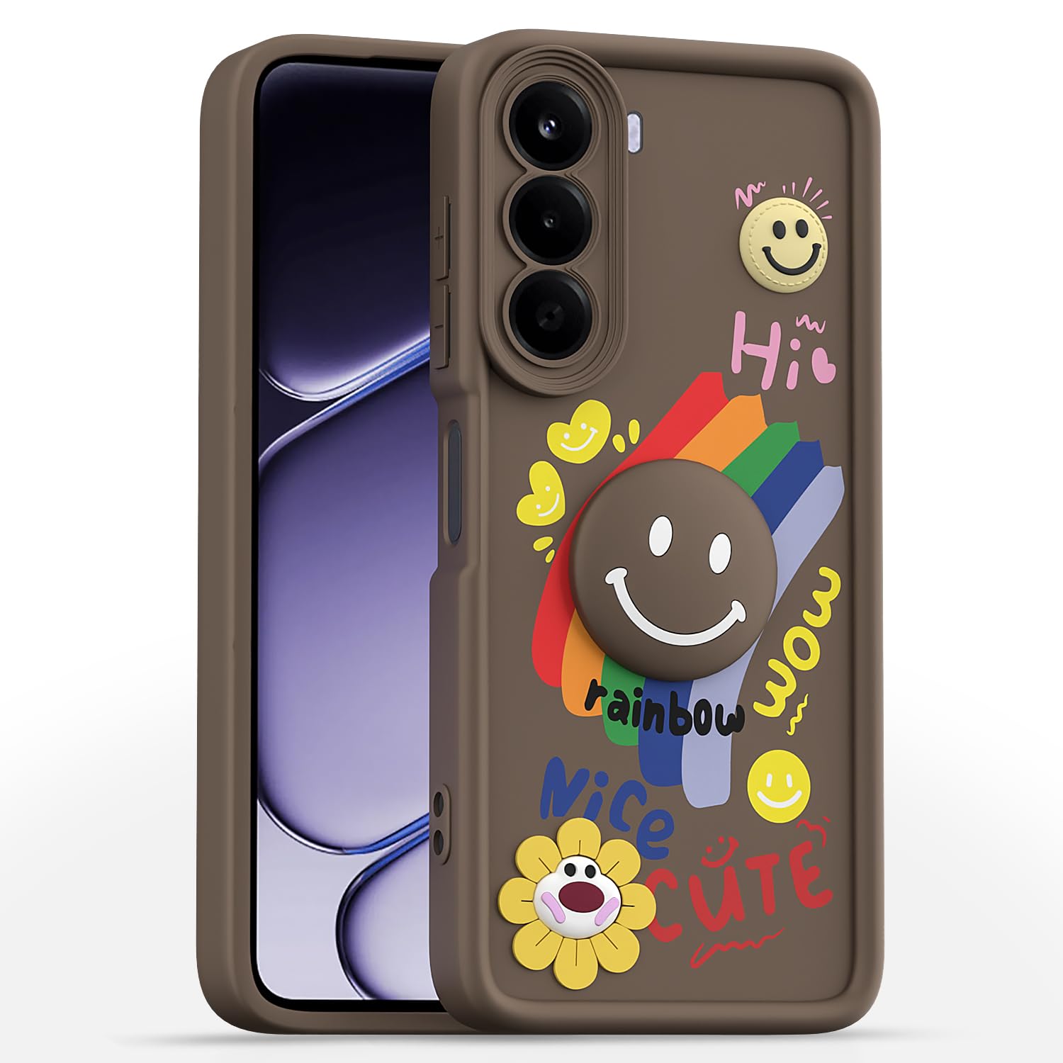 OnePlus Nord CE 6 Lite 5G mobile cover in brown by Pikkme