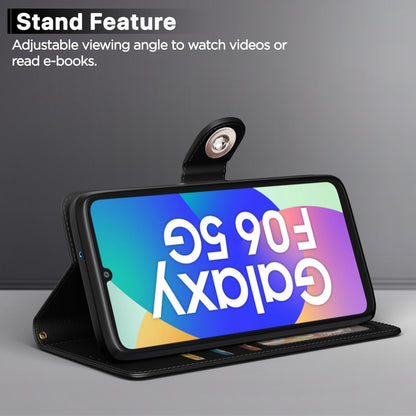 Pikkme Samsung F06/M06 5G Button black mobile flip cover – photo 3