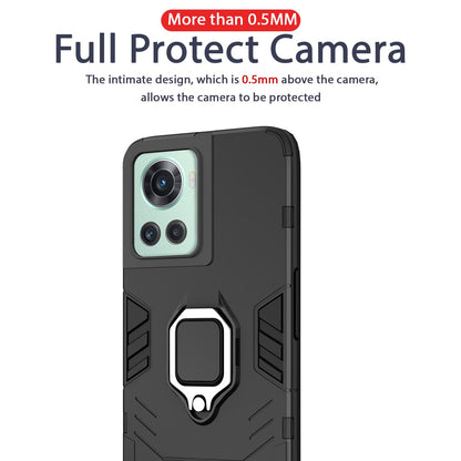 Pikkme OnePlus 10R | 5G / 10R | 5G Prime Edition D5 Tough Armor Back Cover | Black