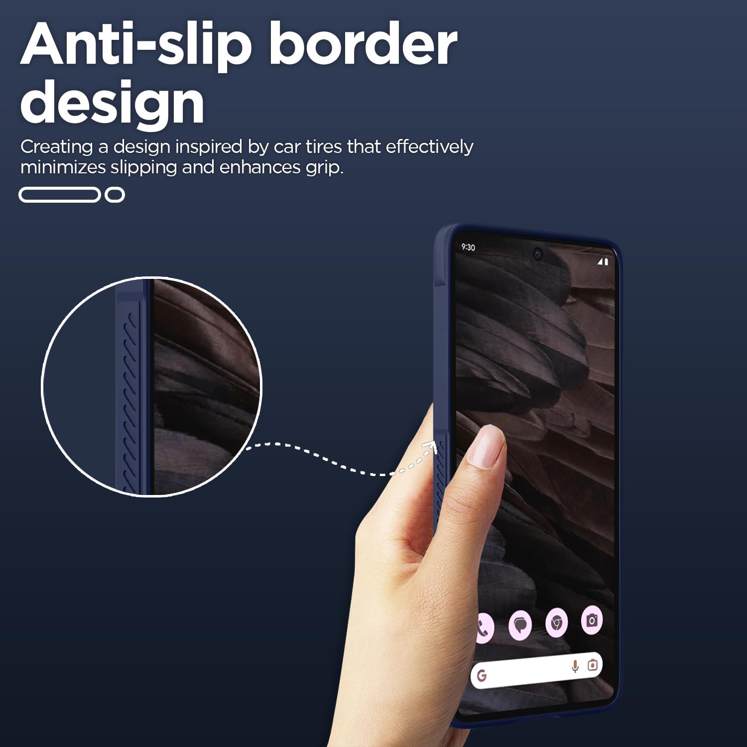 Blue mobile cover for Google Pixel 7A – Pikkme – photo 3