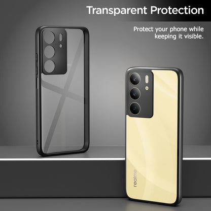 Pikkme Realme C71 Eagle 2 Shockproof Sleek Hybrid Armor Back cover (Black)