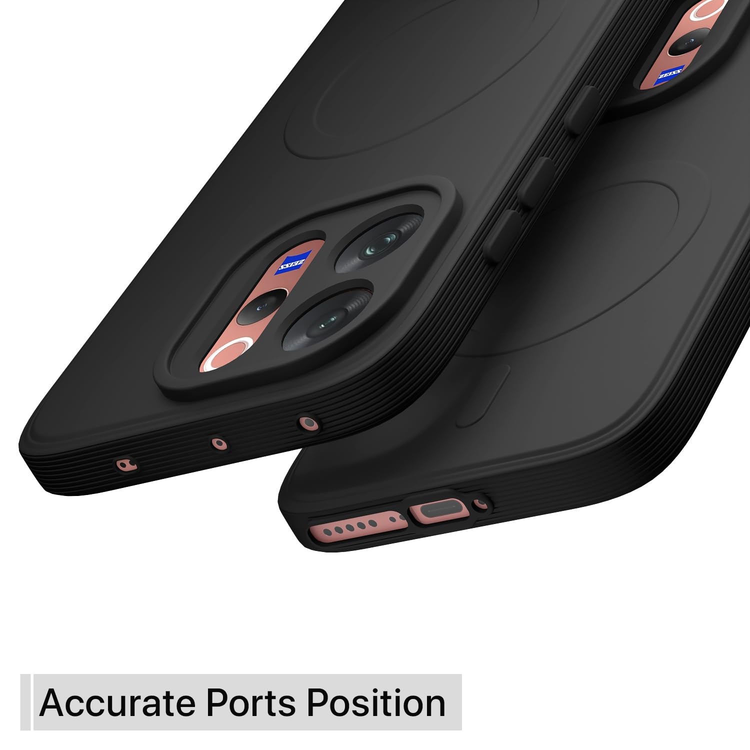 Vivo V70 5G MagSafe mobile back cover in black by Pikkme – photo 4