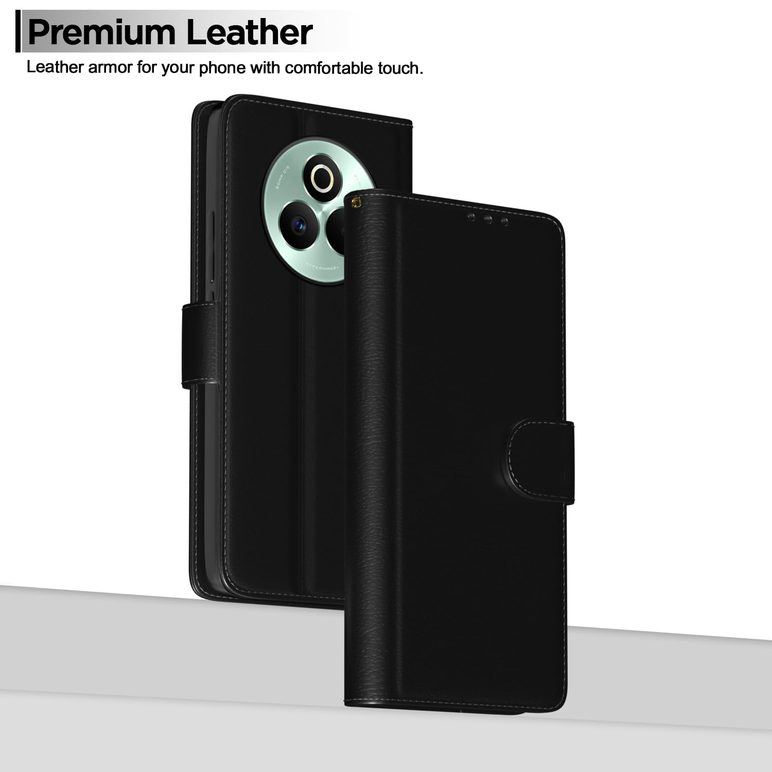 Black flip cover for Realme P3 Pro 5G – Pikkme – photo 2