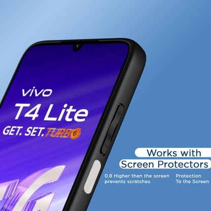Pikkme iQOO Z10 Lite 5G/Vivo T4 Lite 5G/Y19 5G/Y19e/Y04 4G/Y29s 5G black back cover – photo 7