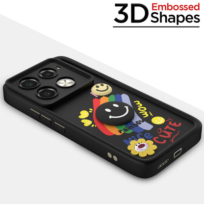 Pikkme black mobile back cover for Infinix Note 40 Pro 5G – photo 3