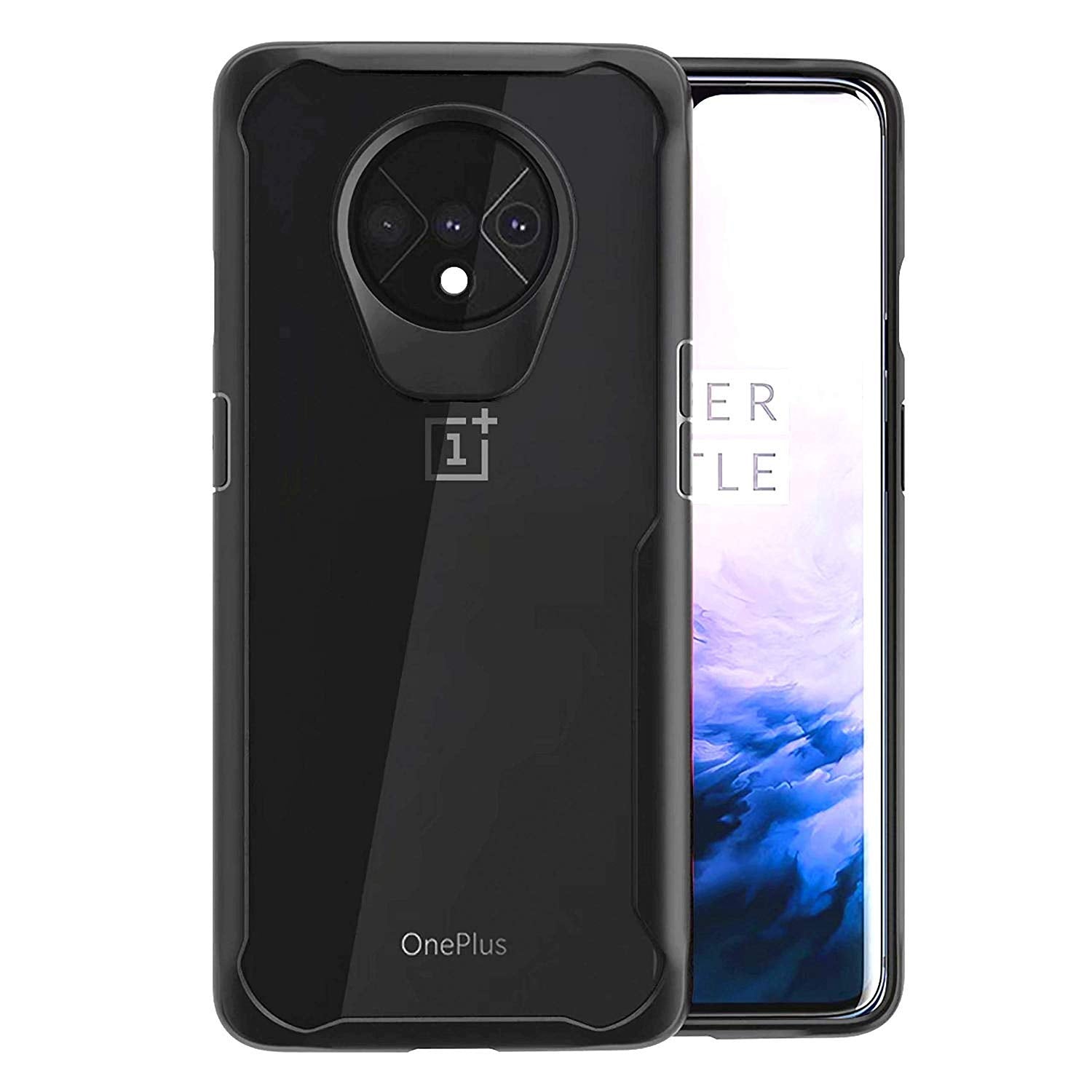 OnePlus 7T mobile cover in black by Pikkme – photo 2