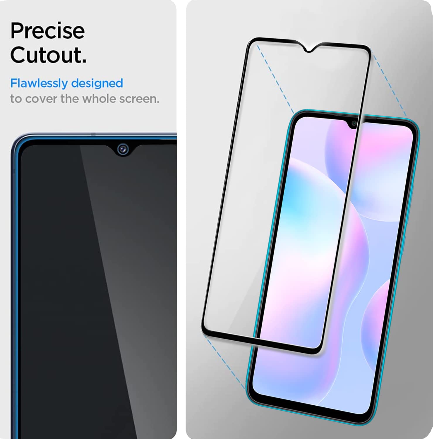 Pikkme Redmi 10A/9A/9i/9/9c, Redmi 9A Sport/9i Sport/Poco C31 tempered glass screen guard – photo 2