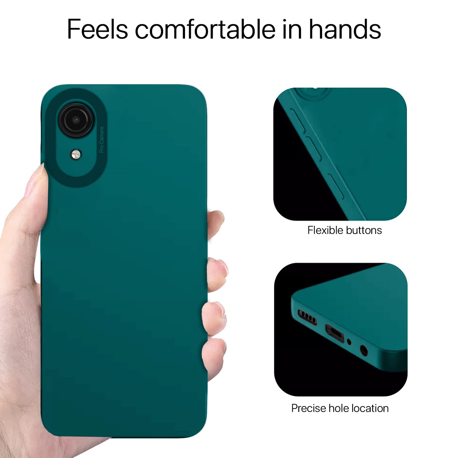 Pikkme Samsung Galaxy A03 Core Liquid Silicone Back Cover | Green