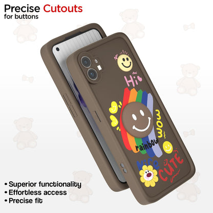 Nothing Phone 1 Soft Silicone mobile cover in brown by Pikkme – photo 6
