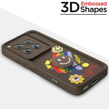 Pikkme OnePlus 12 5G Soft Silicone brown phone cover – photo 3