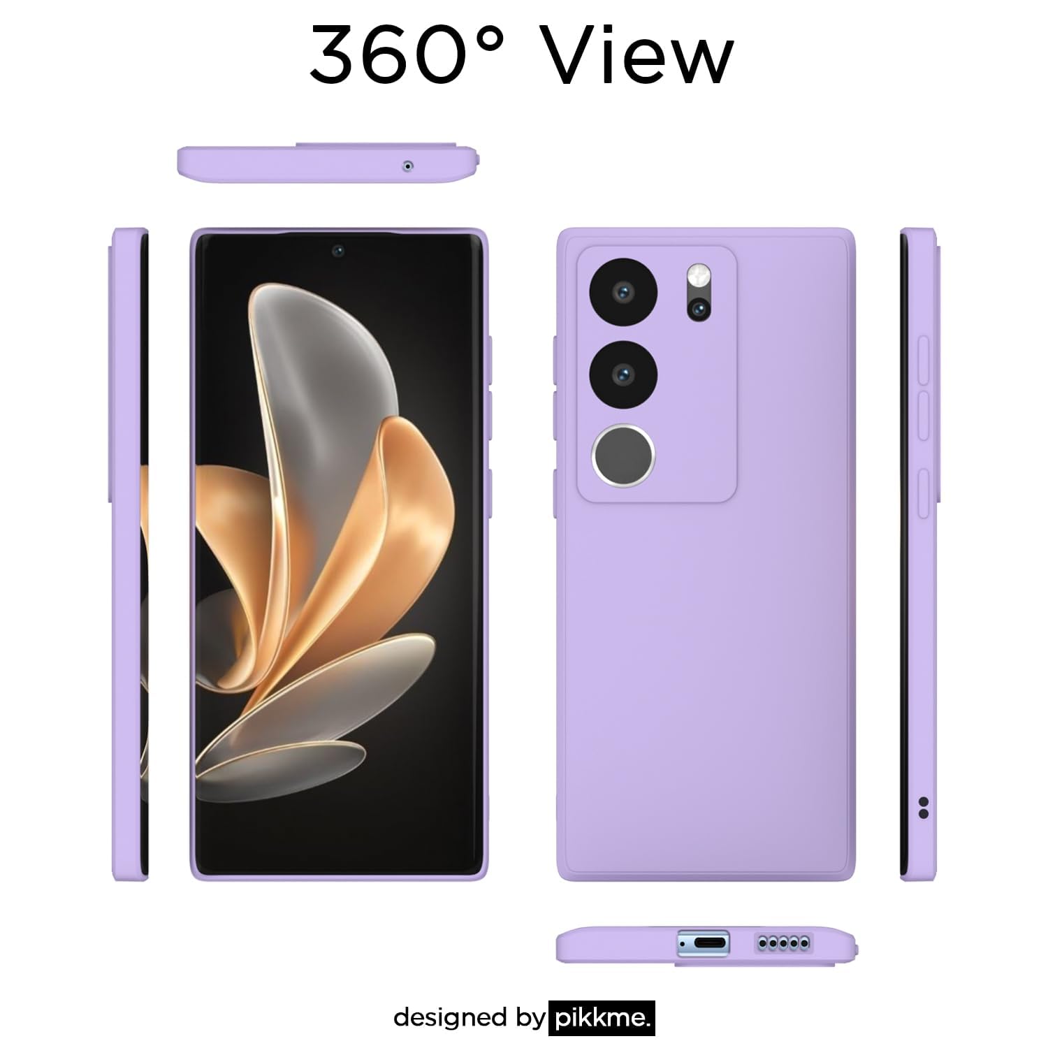 Vivo V29/V29 Pro 5G back cover in purple by Pikkme – photo 2