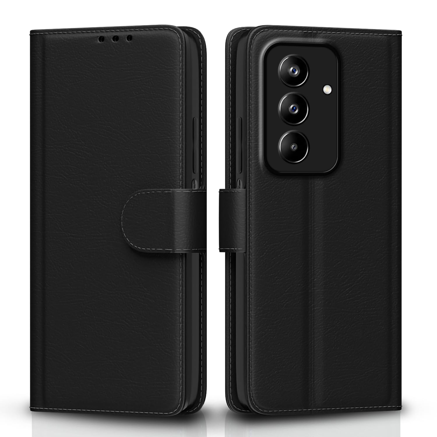 Pikkme black Wallet flip cover for Samsung M47/A27 5G