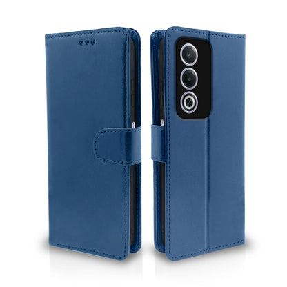 Pikkme Oppo A3 Pro 5G India Vintage Flip Cover (Blue)