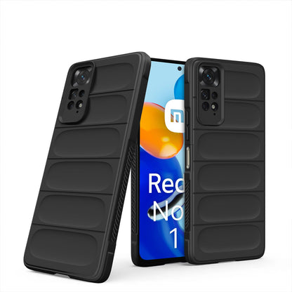 Pikkme black back cover for Redmi Note 11 4G/Note 11S
