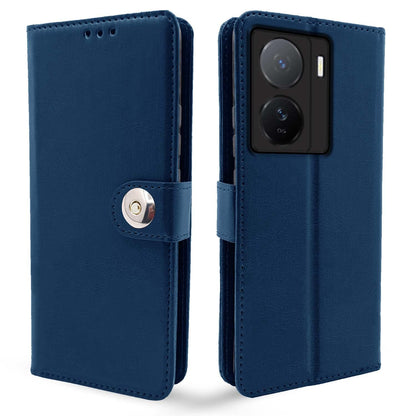 Blue Button wallet flip cover for iQOO Z7/Z7s 5G – Pikkme