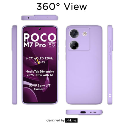 Purple mobile back cover for Poco M7 Pro 5G – Pikkme – photo 4