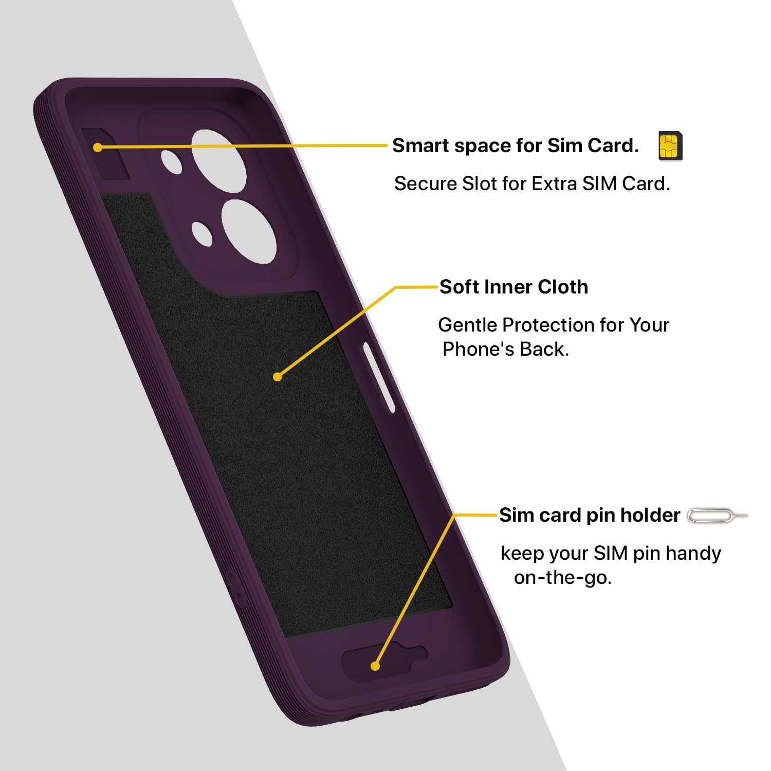 Purple MagSafe back cover for Redmi 15C 5G – Pikkme – photo 6