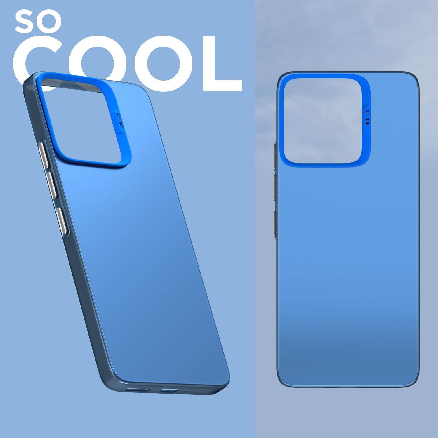 Pikkme blue Matte mobile cover for iQOO Z9 5G – photo 2