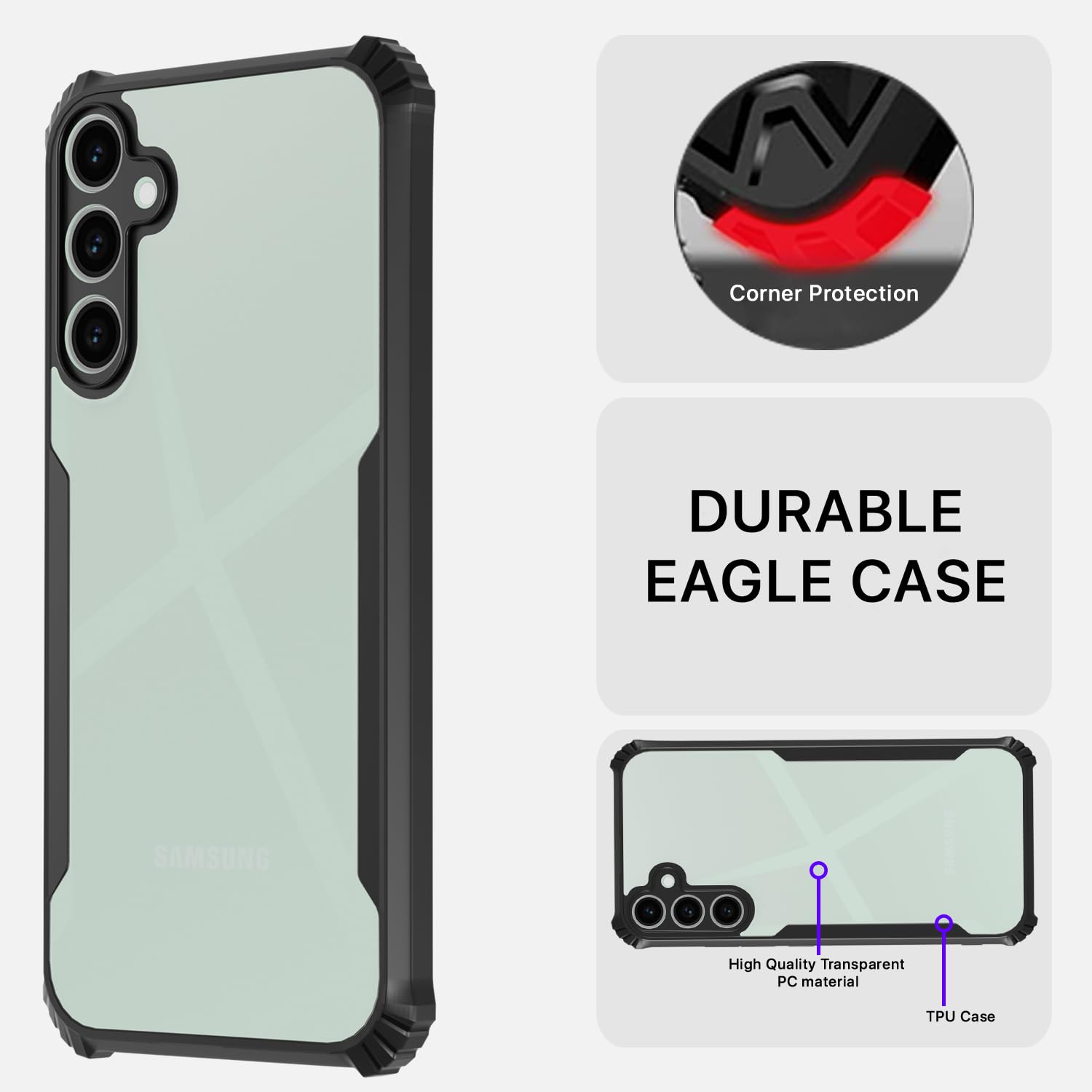 Pikkme black back cover for Samsung S24 FE 5G – photo 5