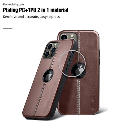 Pikkme iPhone 13 Pro Leather brown mobile cover – photo 8
