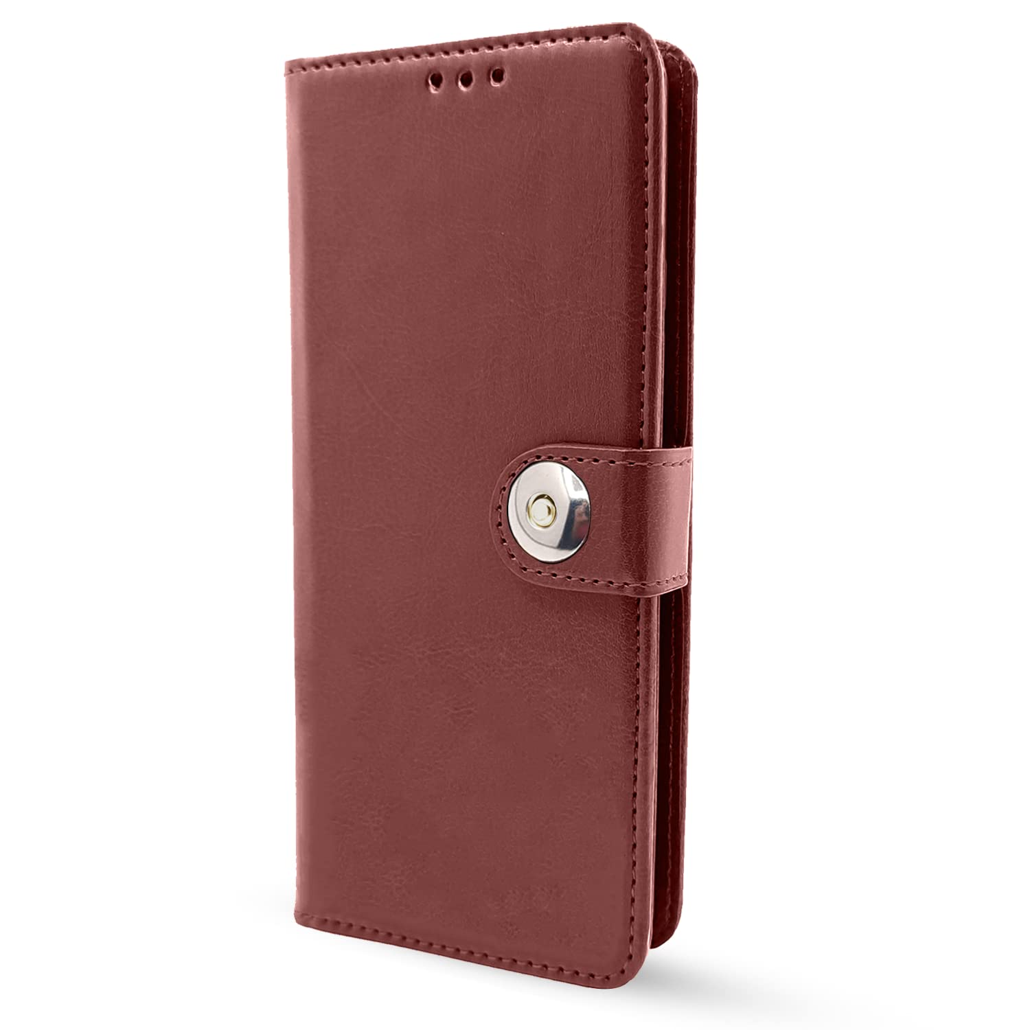 Samsung M04/F04/A04e flip cover in button brown by Pikkme – photo 6