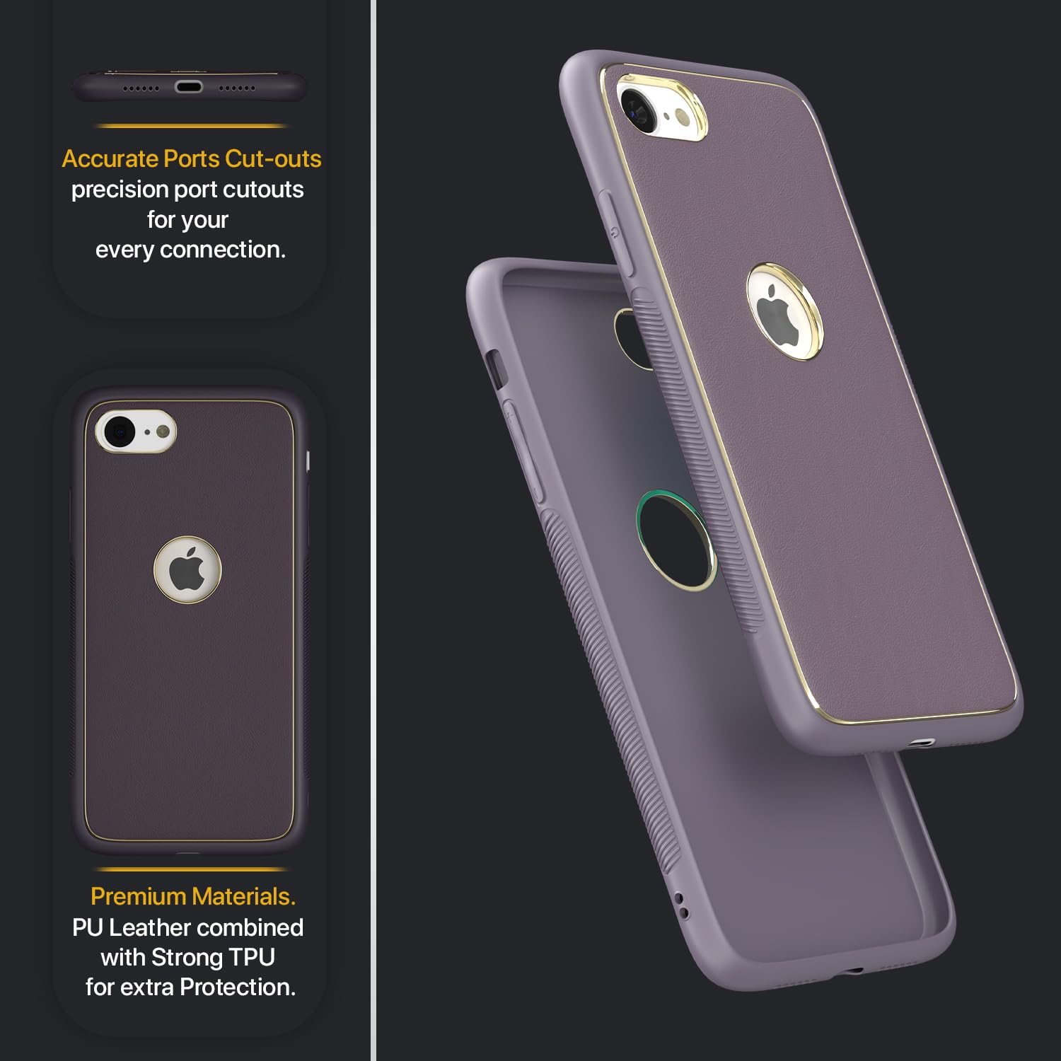 Purple mobile back cover for iPhone 7/8 – Pikkme – photo 3